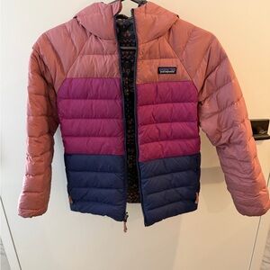 Patagonia Kids' Reversible Down Sweater Hoody Jacket
